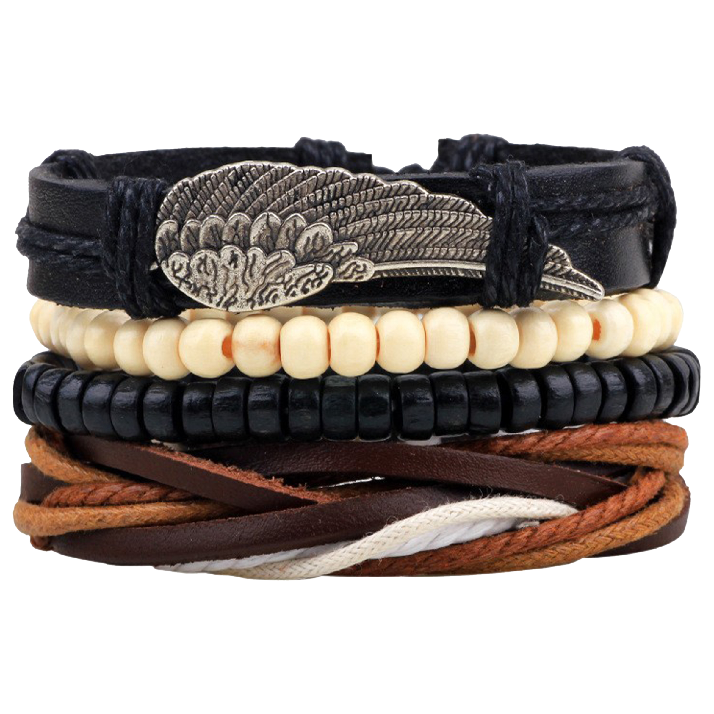Cowhide Combining Multiple Bracelets 10