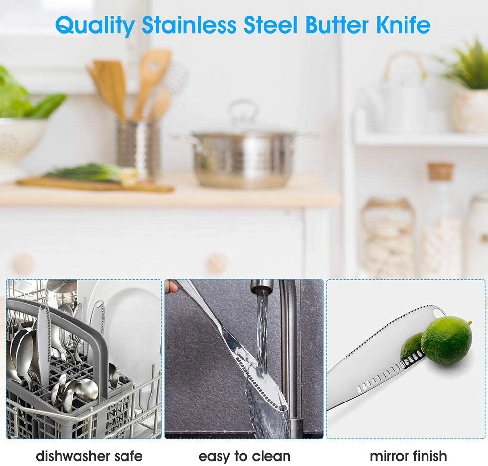 Stainless Steel Butter Knife - 3 in 1 Kitchen Gadgets 3