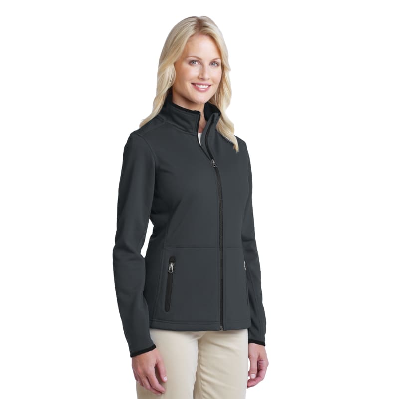 Port Authority Women's Pique Fleece Jacket. 9