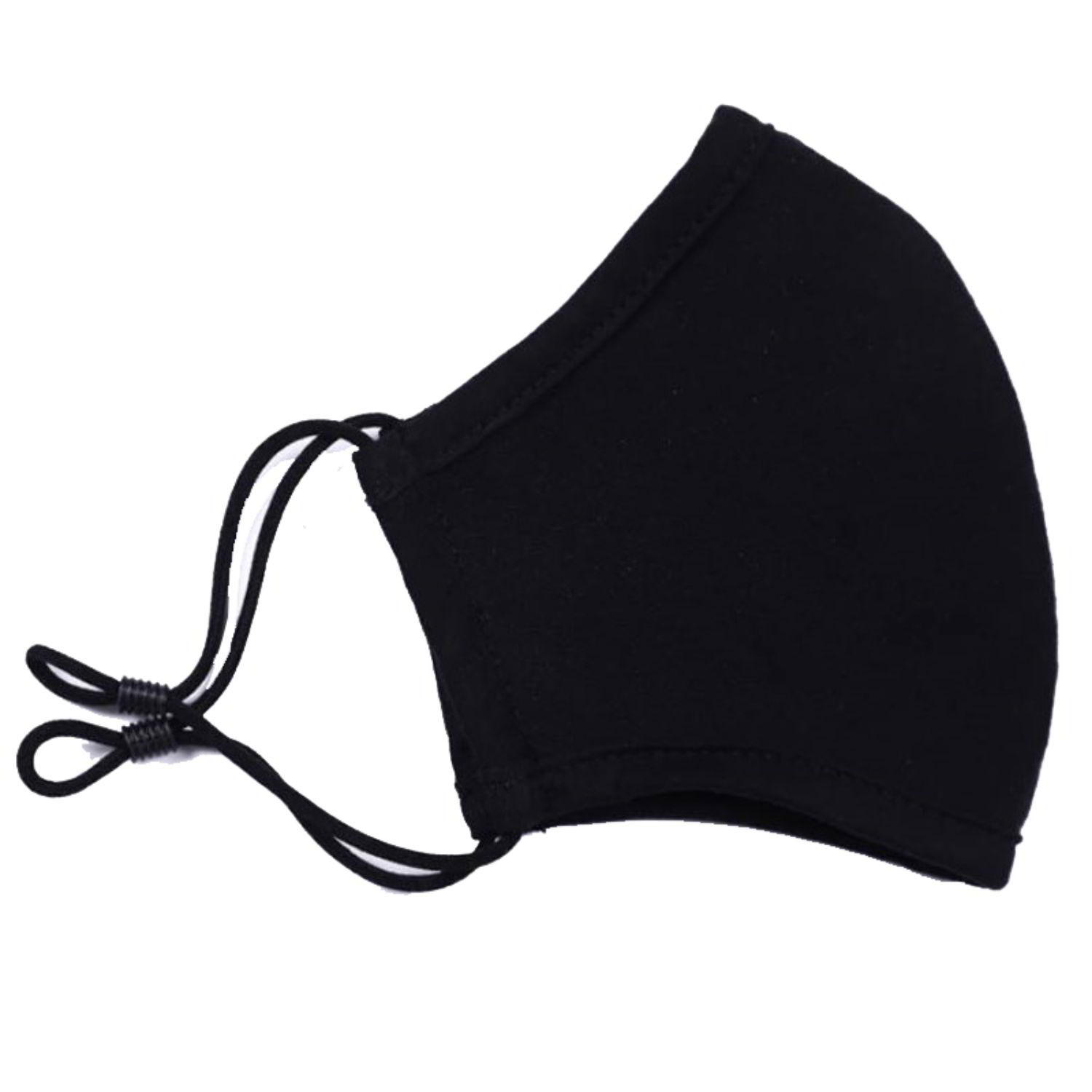 USA Made 3-Layer Reusable Cotton Face Mask w/ Elastic Loop 2