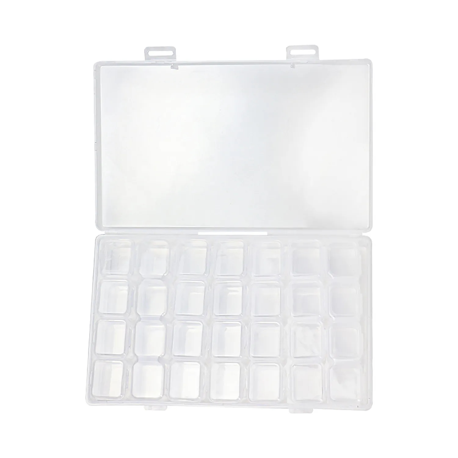 Grids Clear Plastic Organizer Box 2
