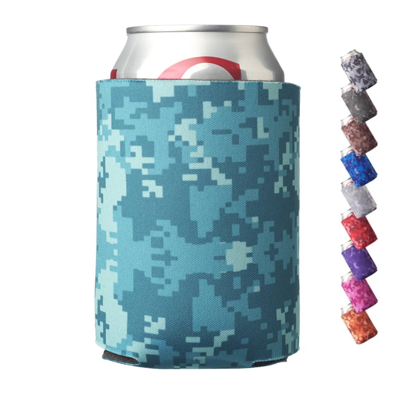 Digital Foam Can Cooler, custom koozie with logo imprint 10