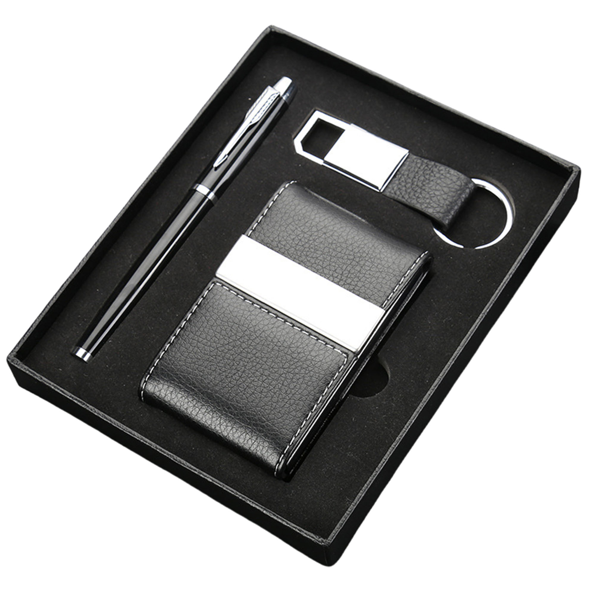 Elegant Business Gift Set - Keychain