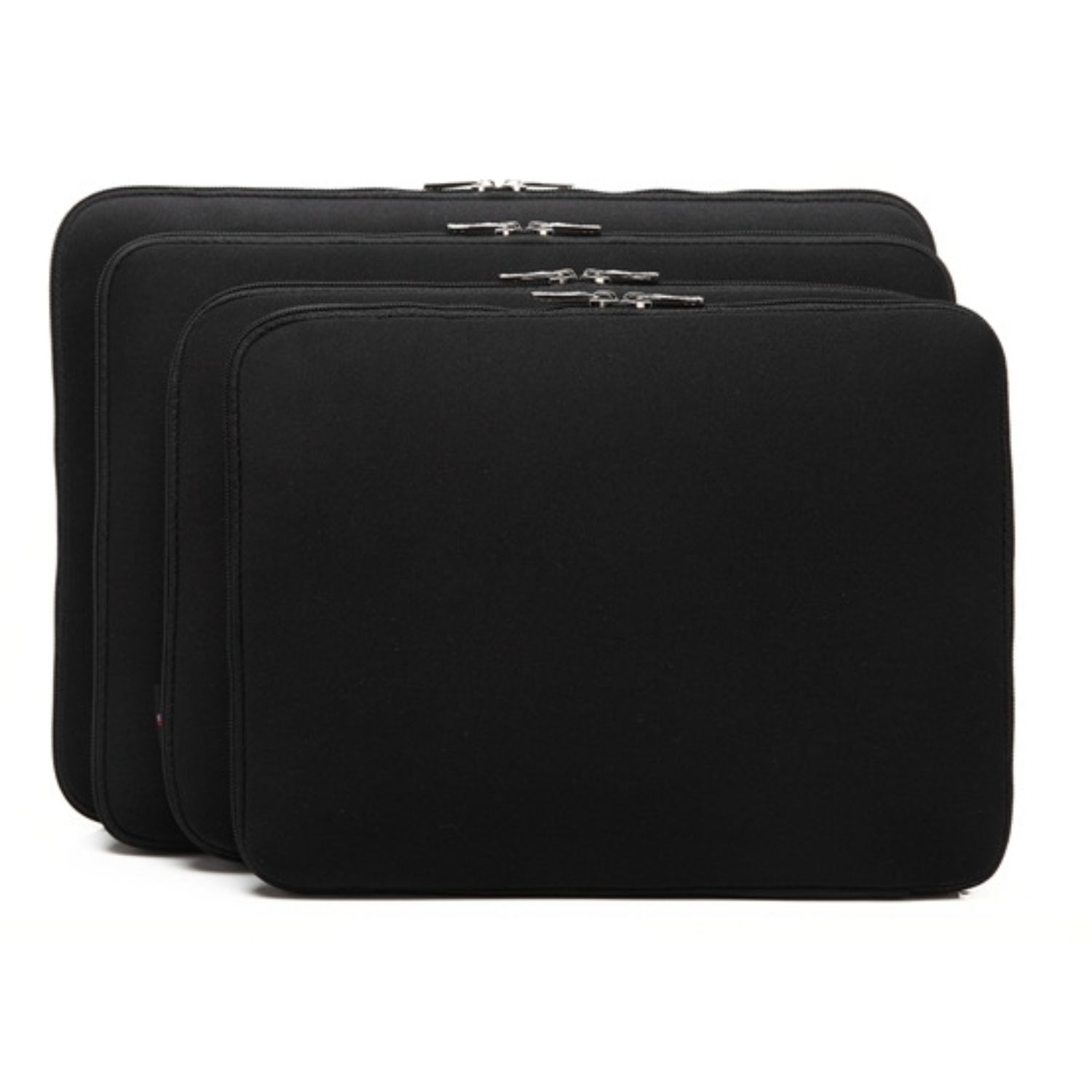 Neoprene padded zippered laptop sleeve w/ Elastic bands on inside 2