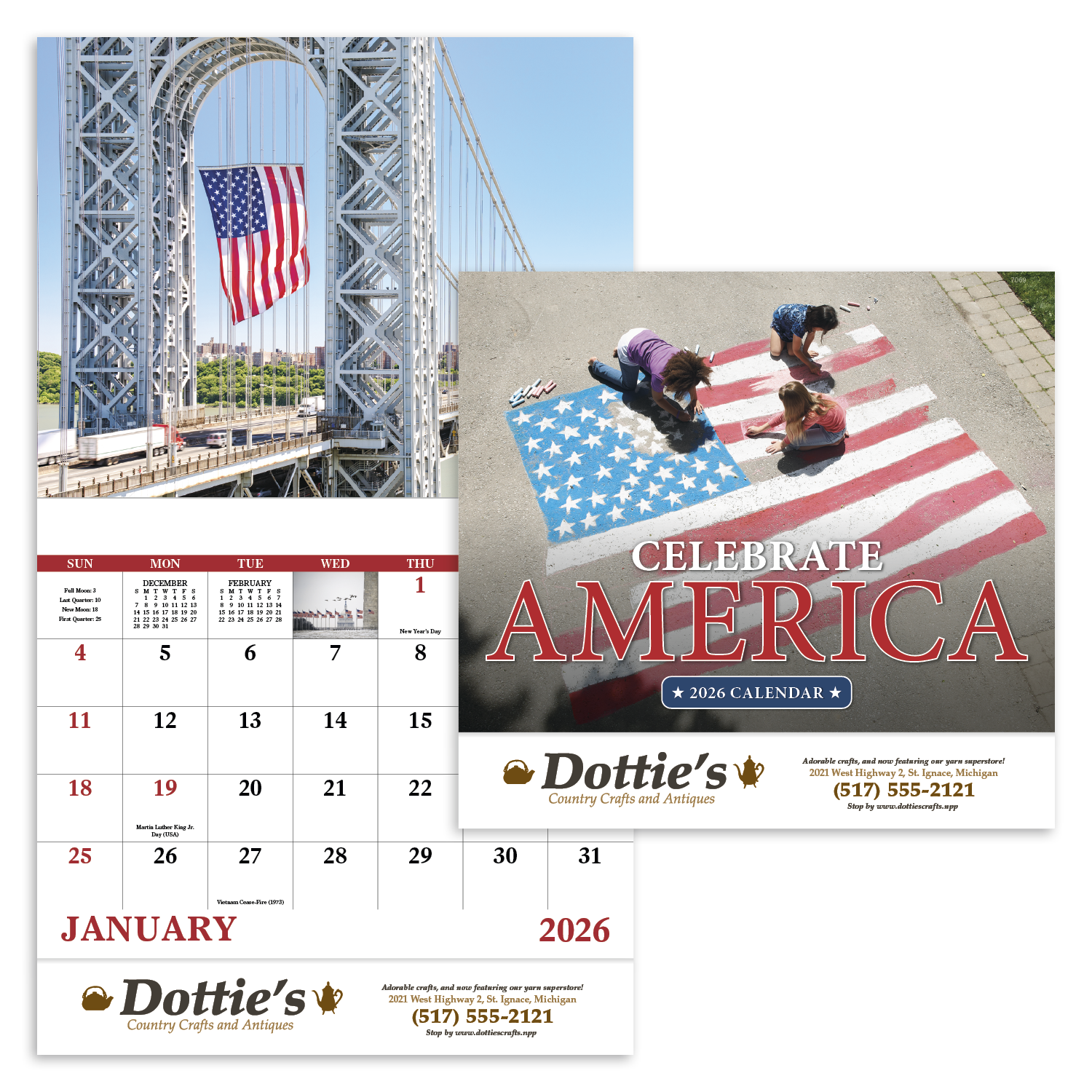 Good Value™ Celebrate America - Stapled Calendar 41