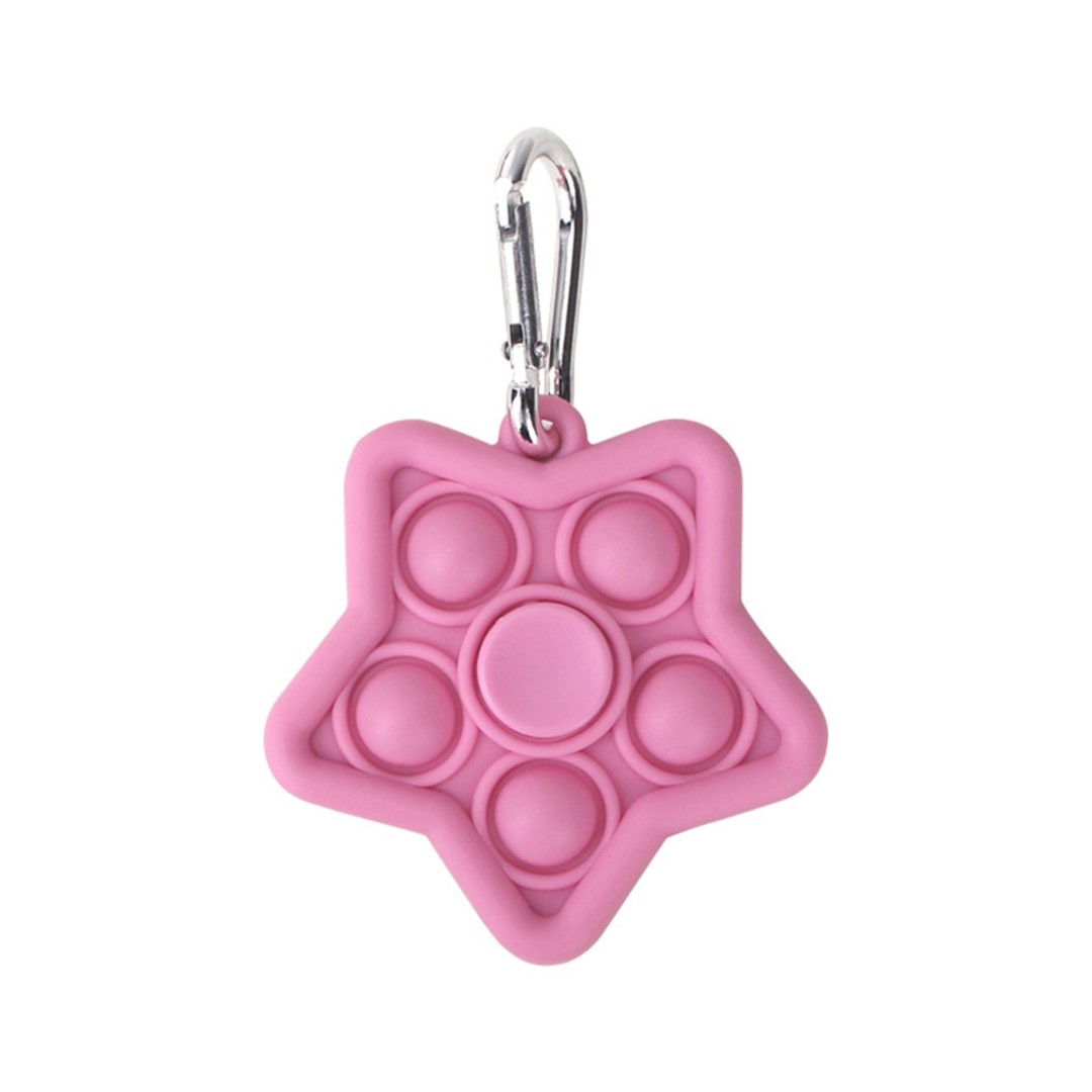 Multi Color Star Shape Silicone Finger Fidget Spinner 2