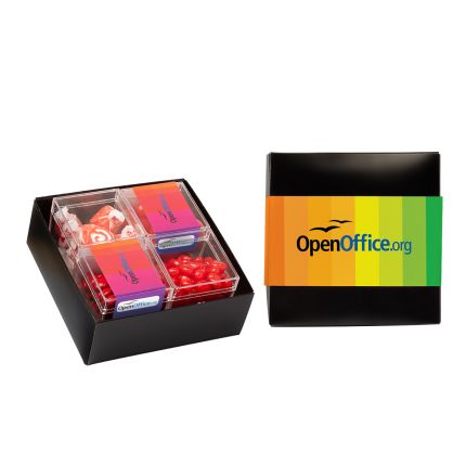 4 Piece Sweet Box Gift Set - Candy by Color Mix 1