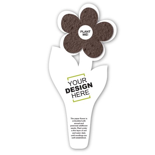 Seed Paper Flower Bookmark 22