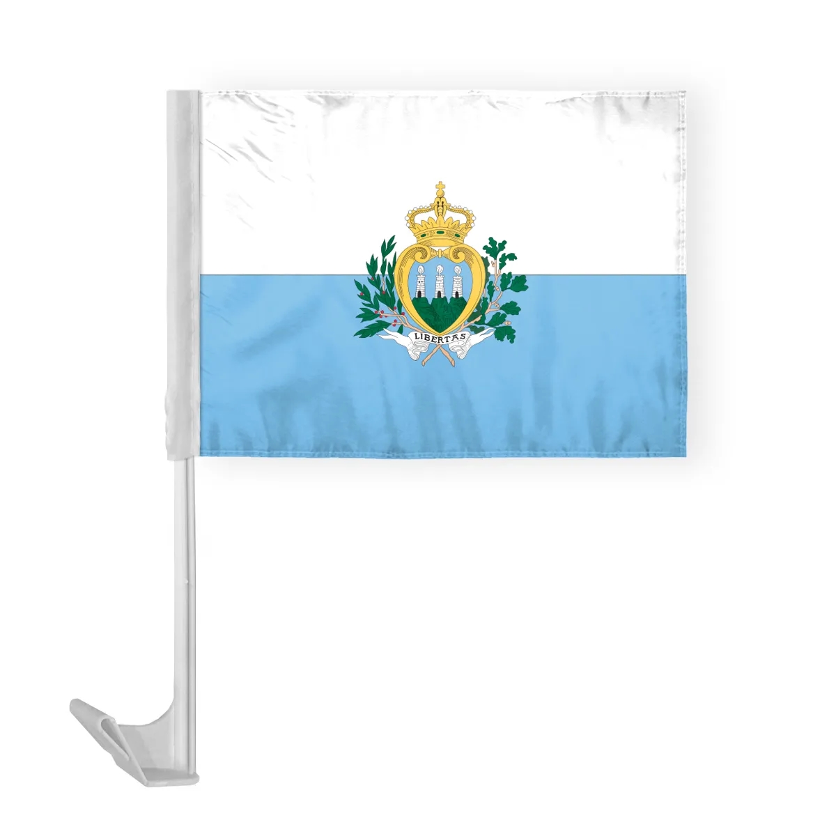 World Flag - San Marino With Seal 12