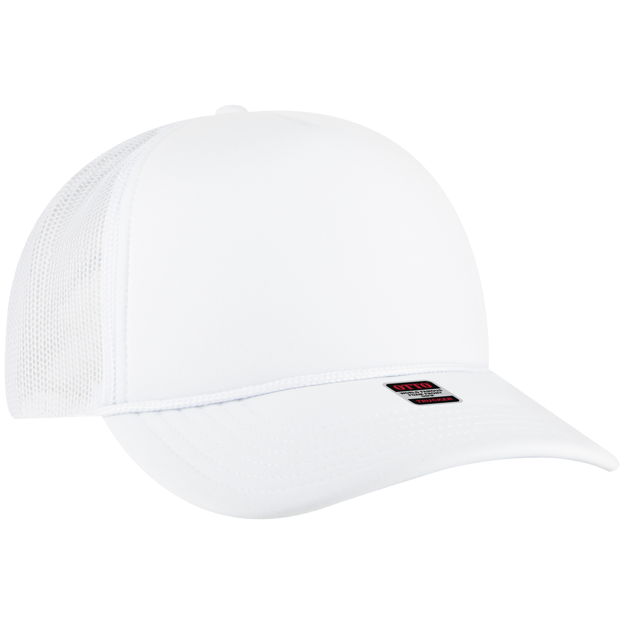 OTTO CAP® 5 Panel High Crown Mesh Back Trucker Hat 2