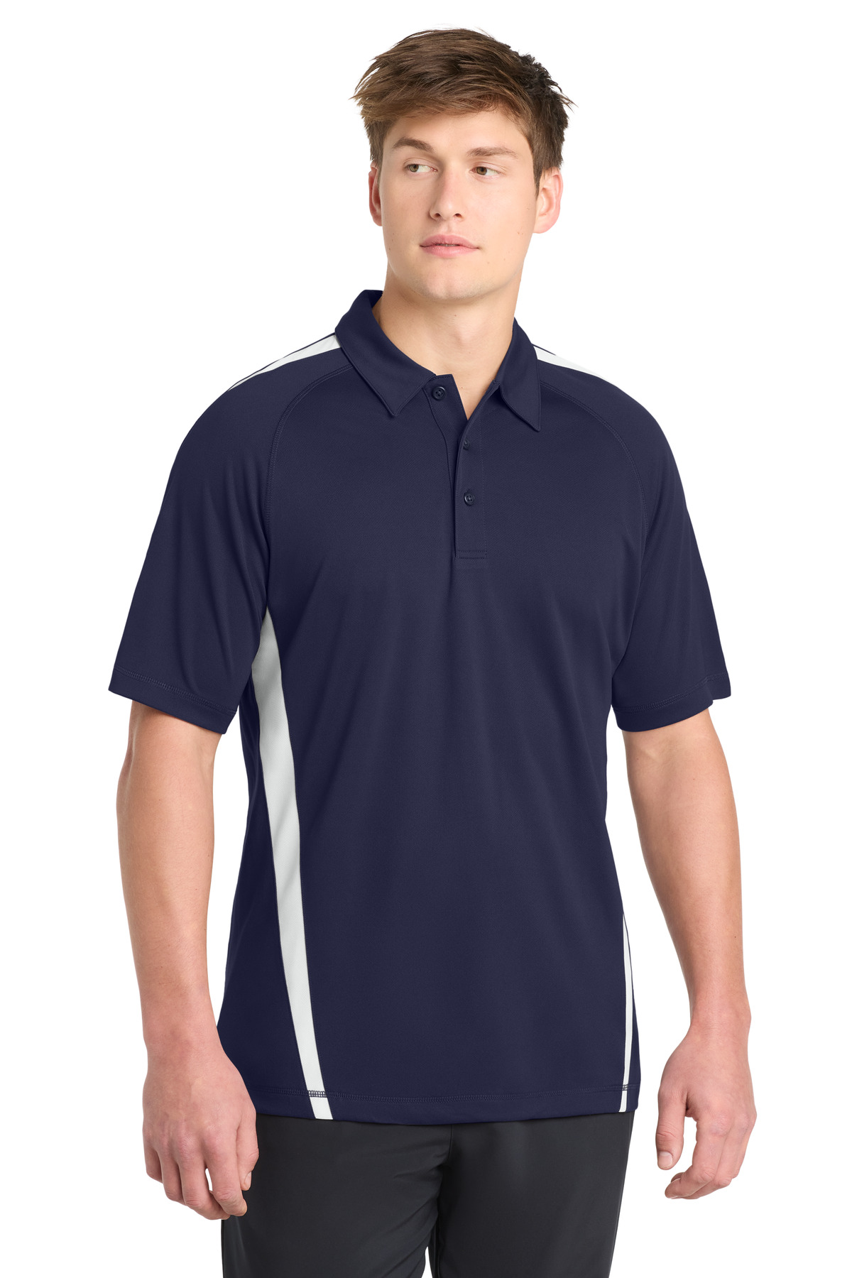 Sport-Tek PosiCharge Micro-Mesh Colorblock Polo. ST685 2
