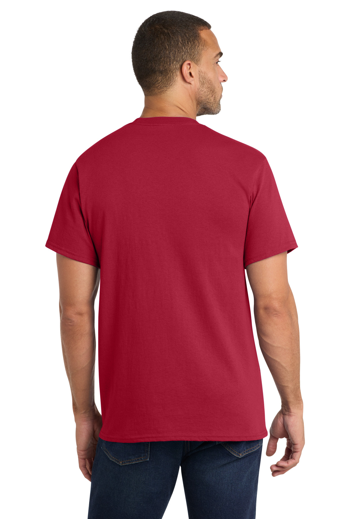 Port & Co Core Cotton Pocket Tee. PC54P 153