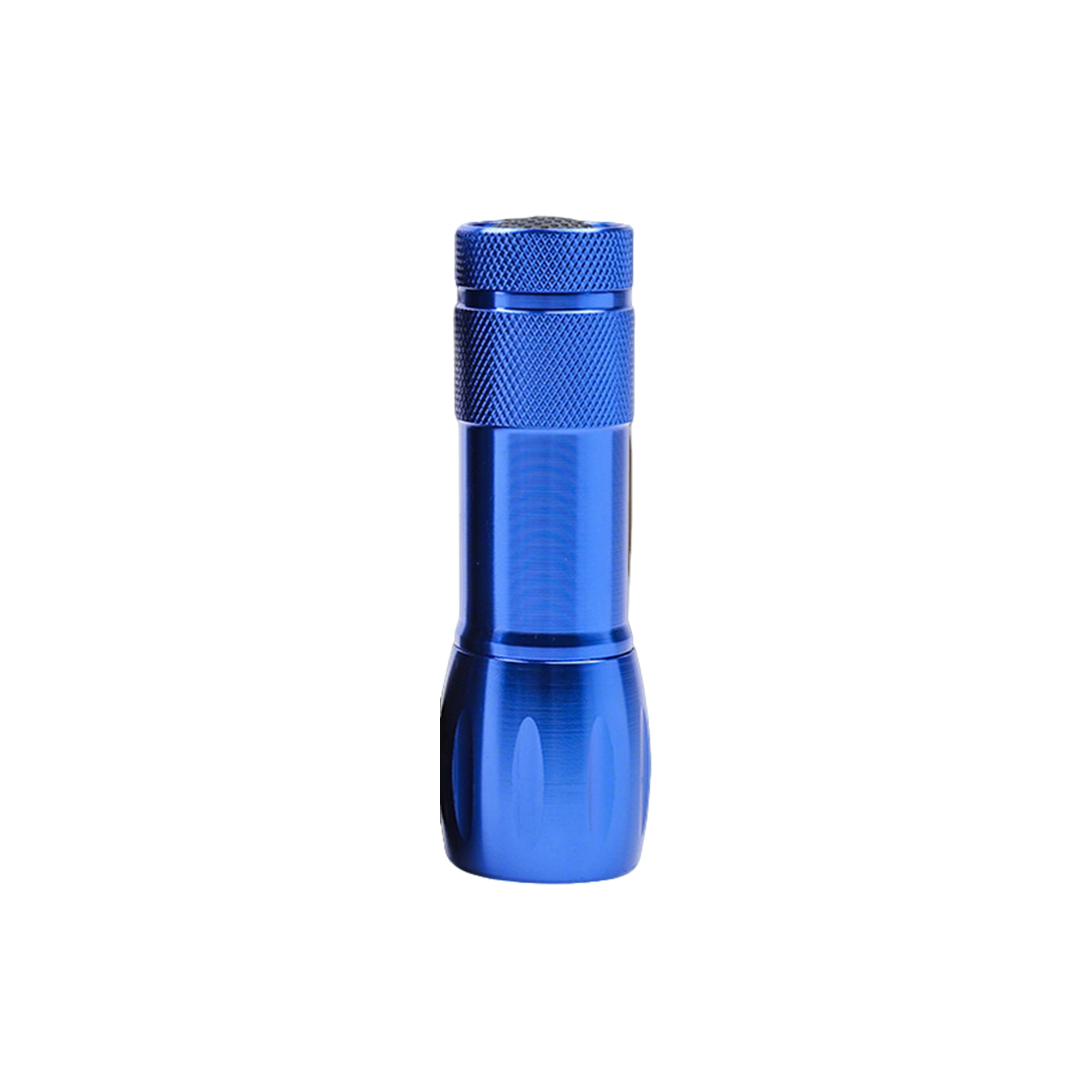 Mini Aluminum LED Flashlight With Push Button 3.7" 5