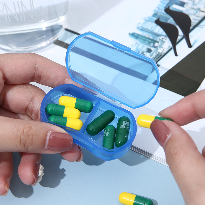 Portable Mini Clear Pill Box 7