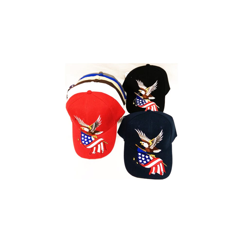 American Flag Eagle Baseball Caps 2