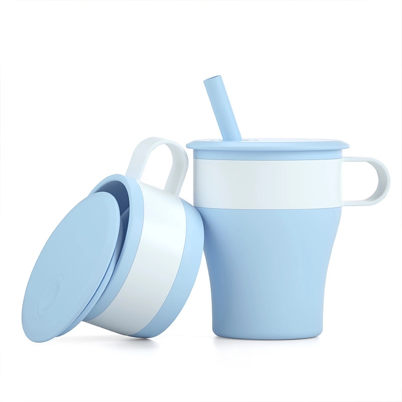 Custom Silicone Foldable Travel Cup & Reusable To-Go Bottle 12