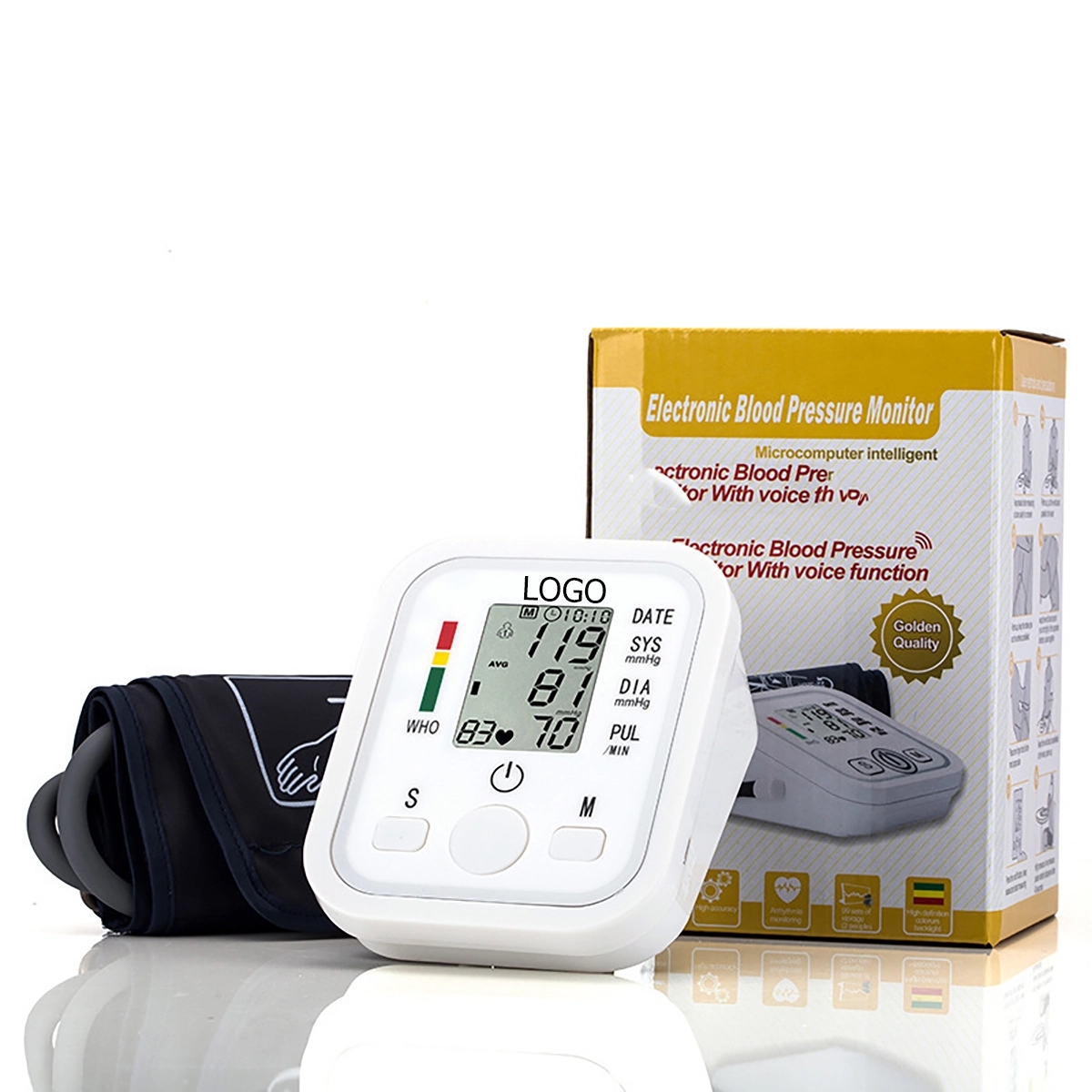 Smart Upper Arm Blood Pressure Monitor with Wide Range Cuff 5
