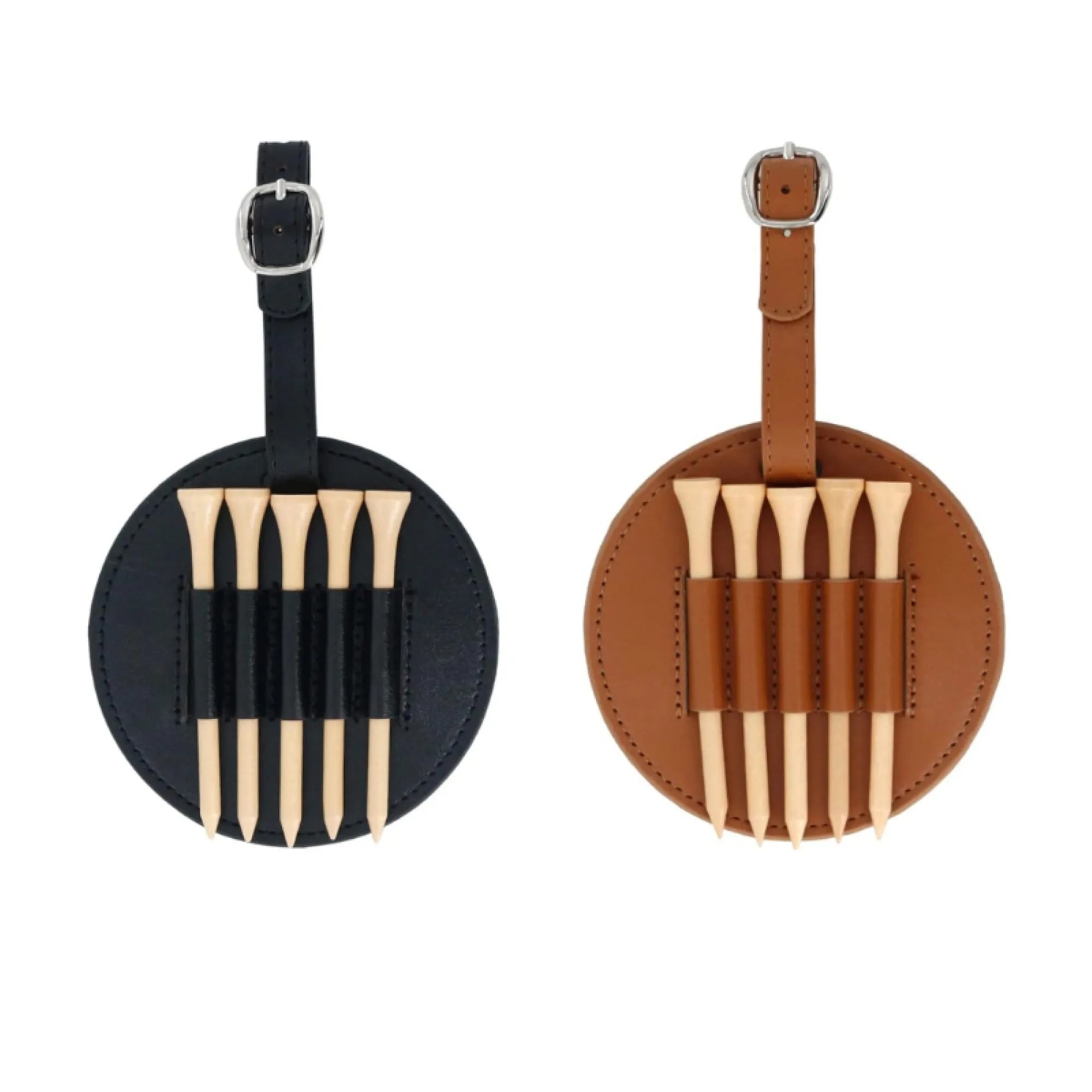 PU Golf Stud Organizer Keychain 2