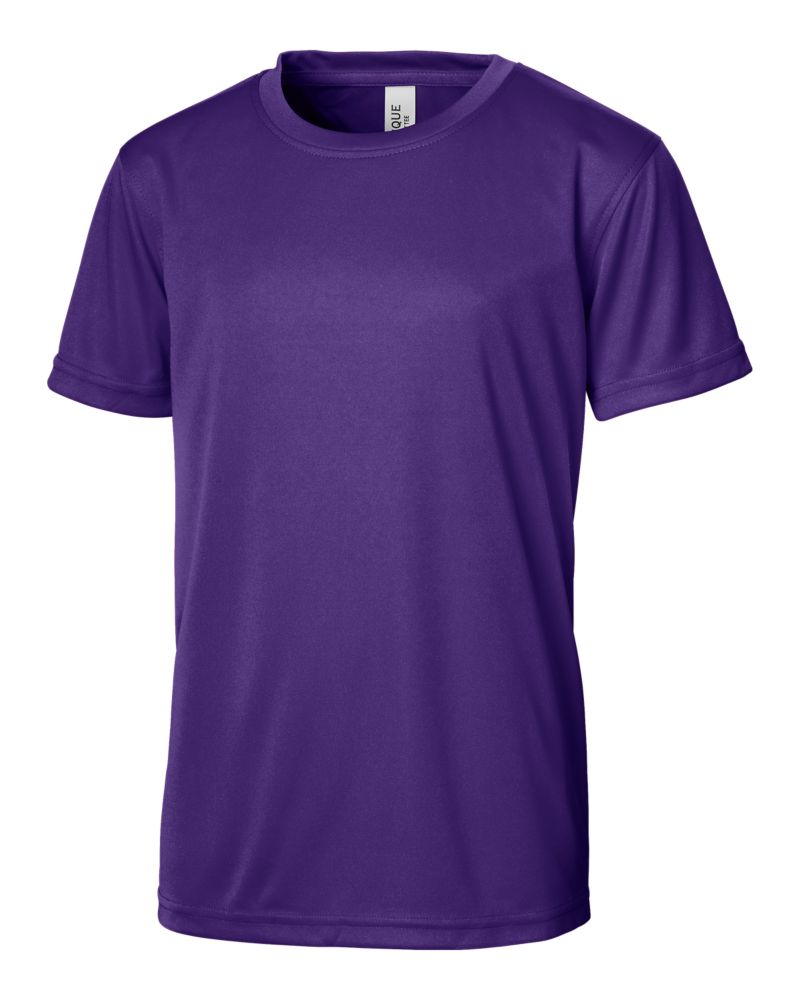 Clique Spin Solution-dyed Performance Jersey Youth Short Sleeve Tee 22