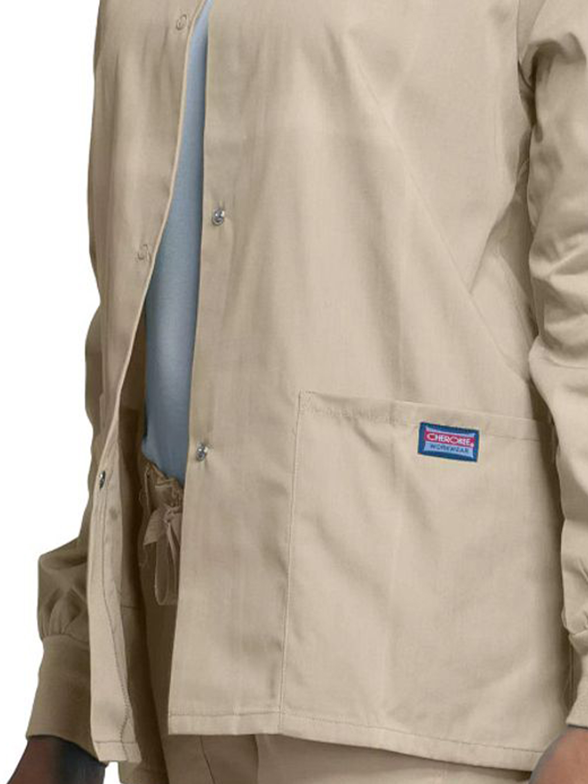 Cherokee - Workwear Originals - Women's 3-Pocket Snap Front Jacket 57