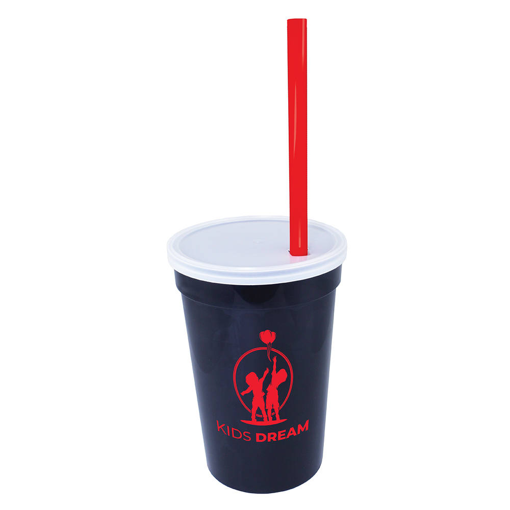 17 oz. Smooth Cup/Straw/Lid Set 25