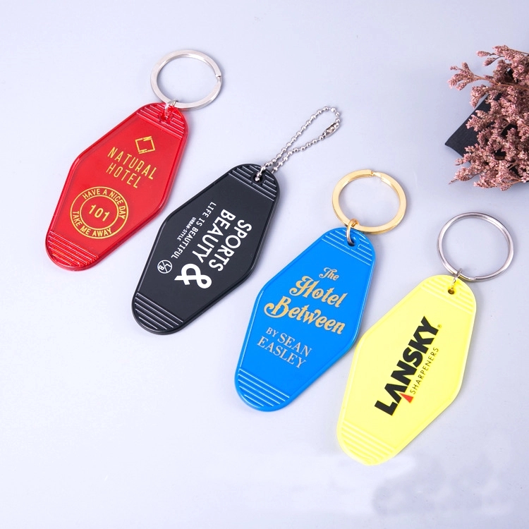 Old Style Motel Key Chains 12