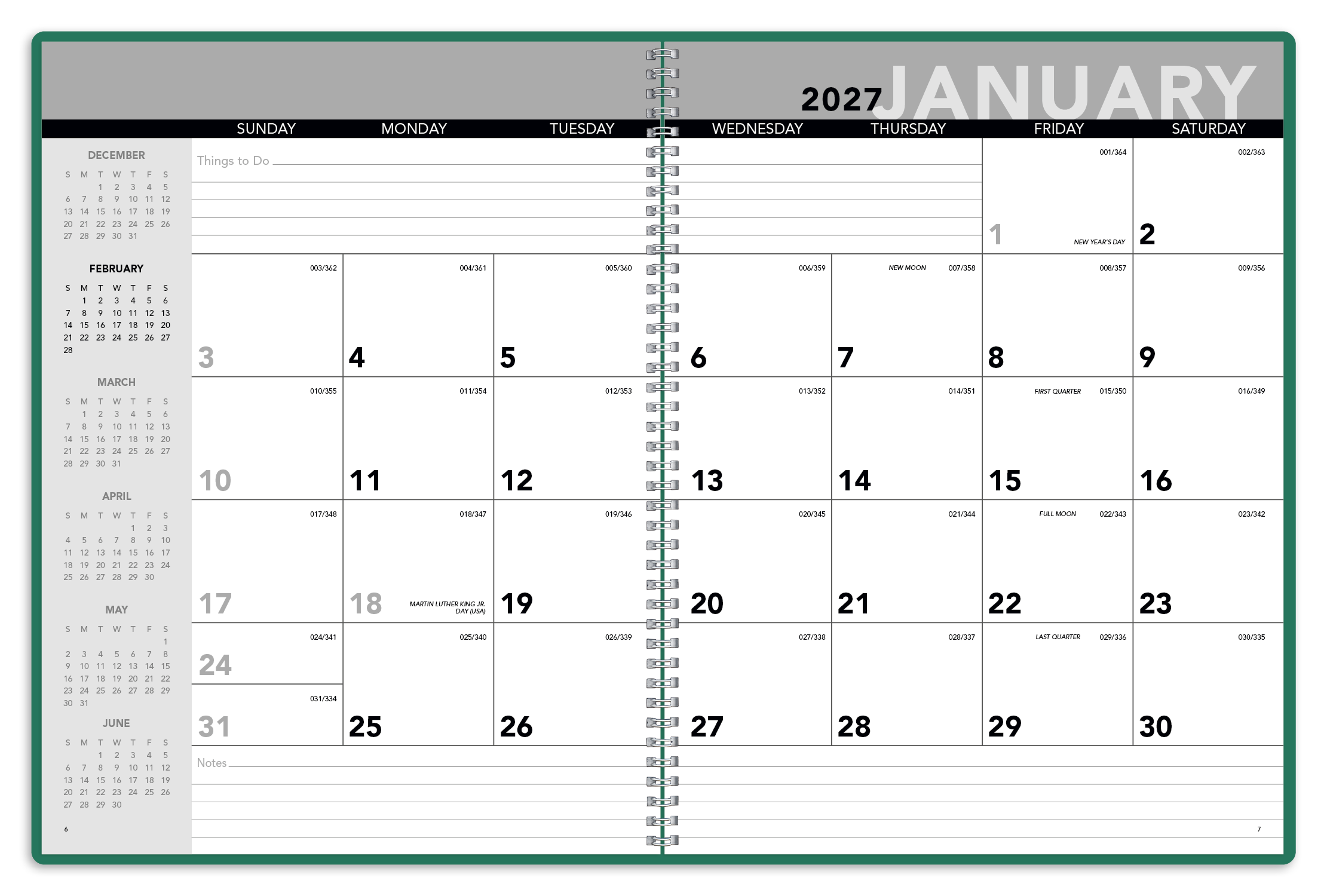 Triumph® Calendars Monthly Planner 92