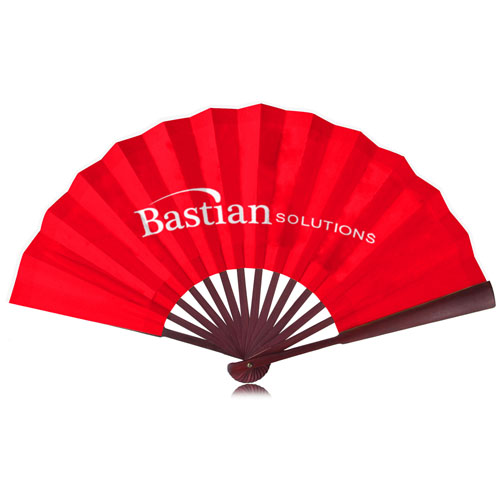 Traditional Bamboo Hand Fan - Premium Silky Fabric 13