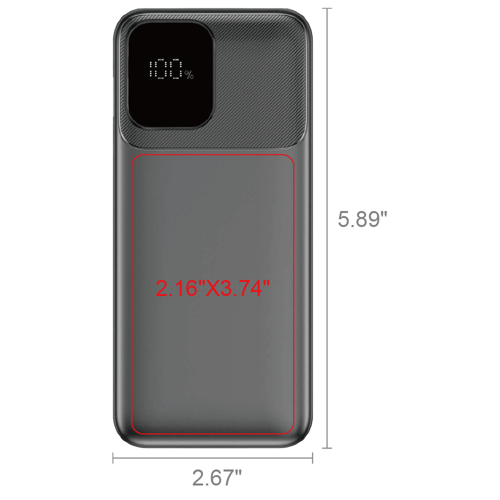 Dallas Dual Cord Power Bank 20000