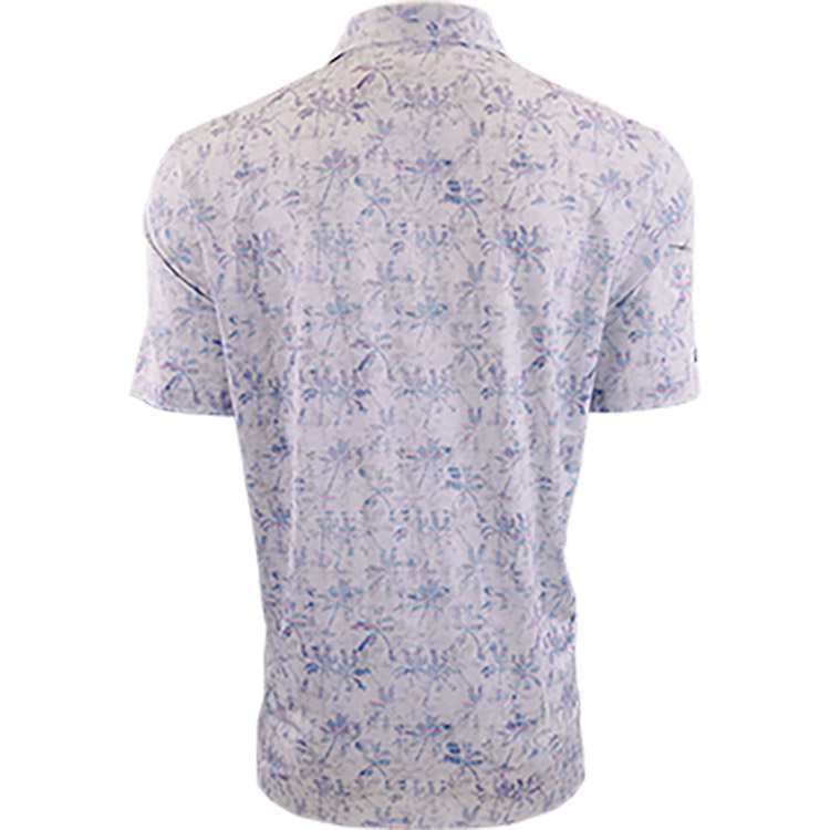 Greg Norman Crosshatch Palm ML75 Stretch Polo 2