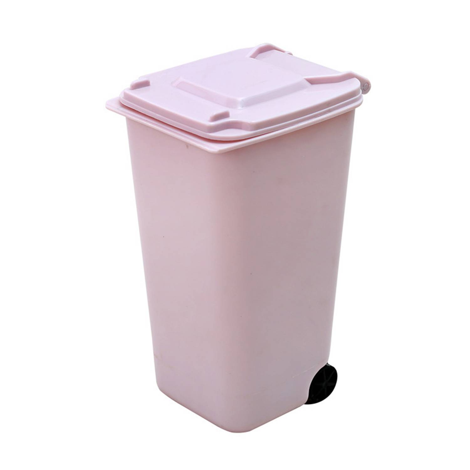 Mini Plastic Desktop Trash Can 4