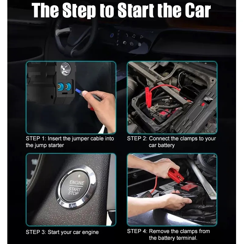 12V Automotive Power Pack with LCD Intelligent Display 7