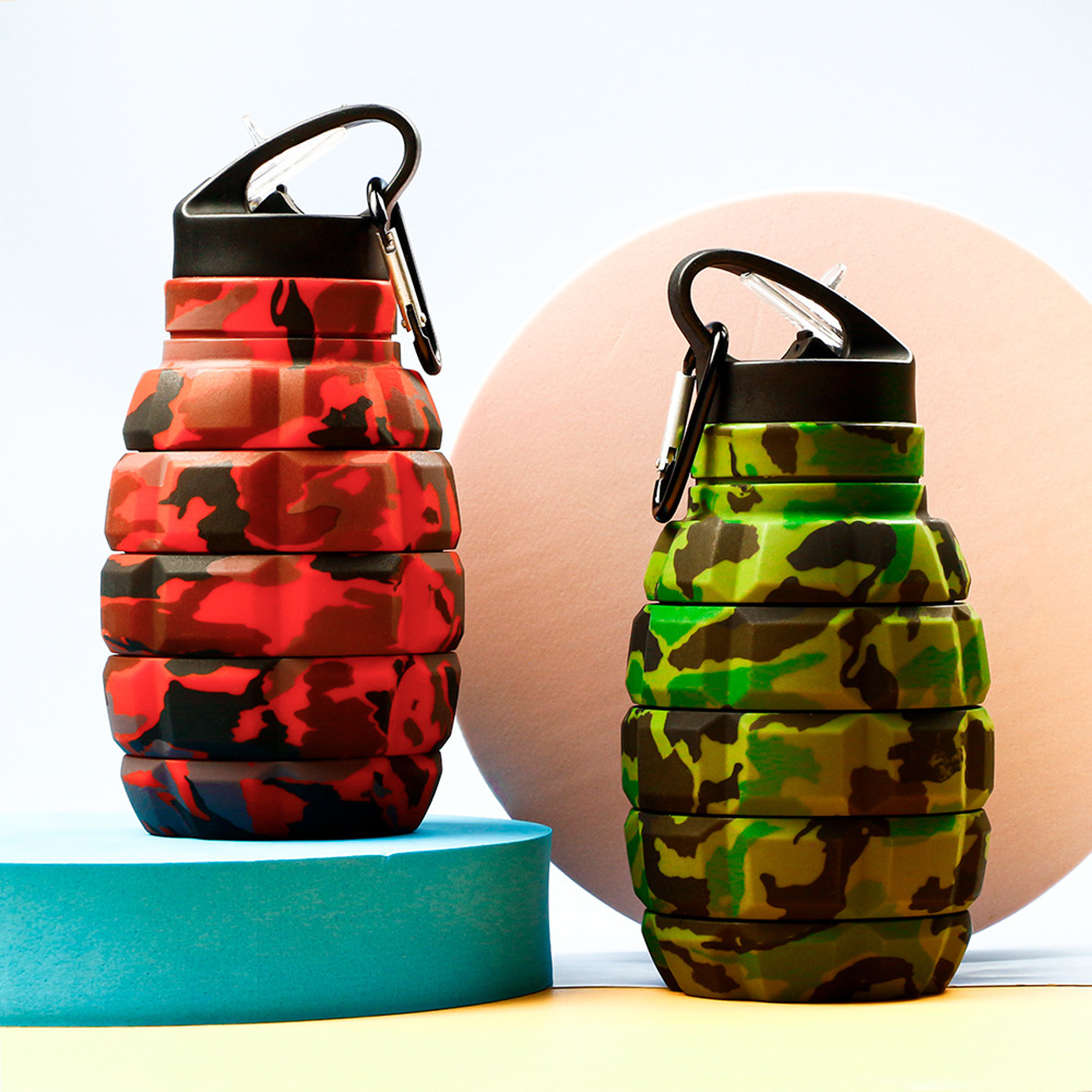 18 Oz. Collapsible Silicone Bottle 3