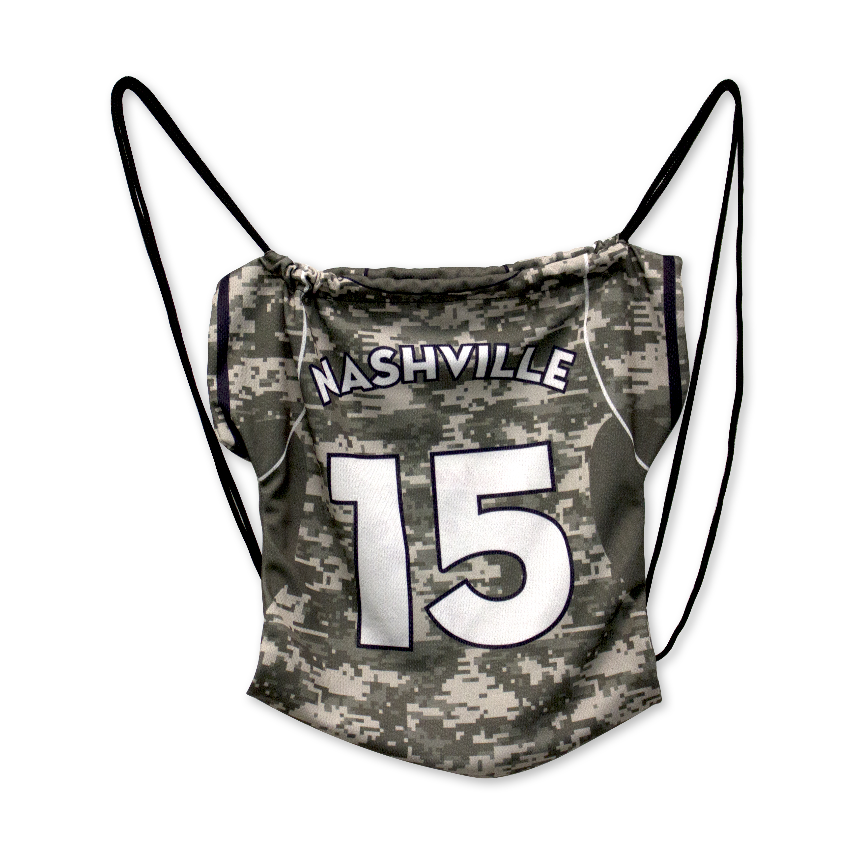 Jersey Mesh Drawstring Backpack 12