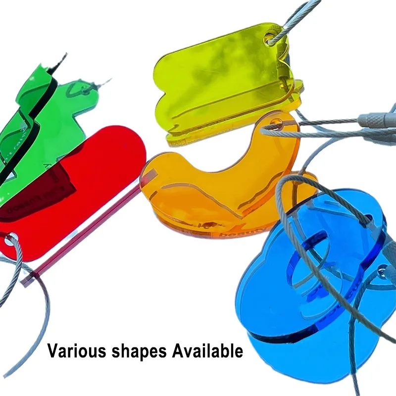 Acrylic Hang Tag Suitcase Ornaments 7