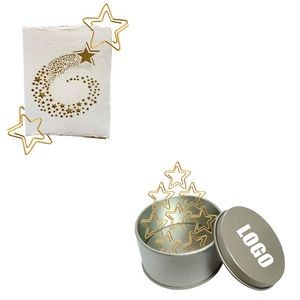 Gold Star Paper Clips with Tin Box 4