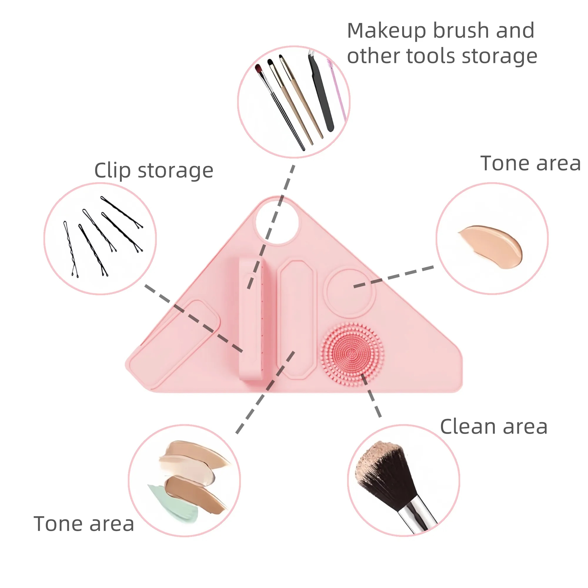 Multifunctional Silicone Makeup Assistant Wrist Strap 2