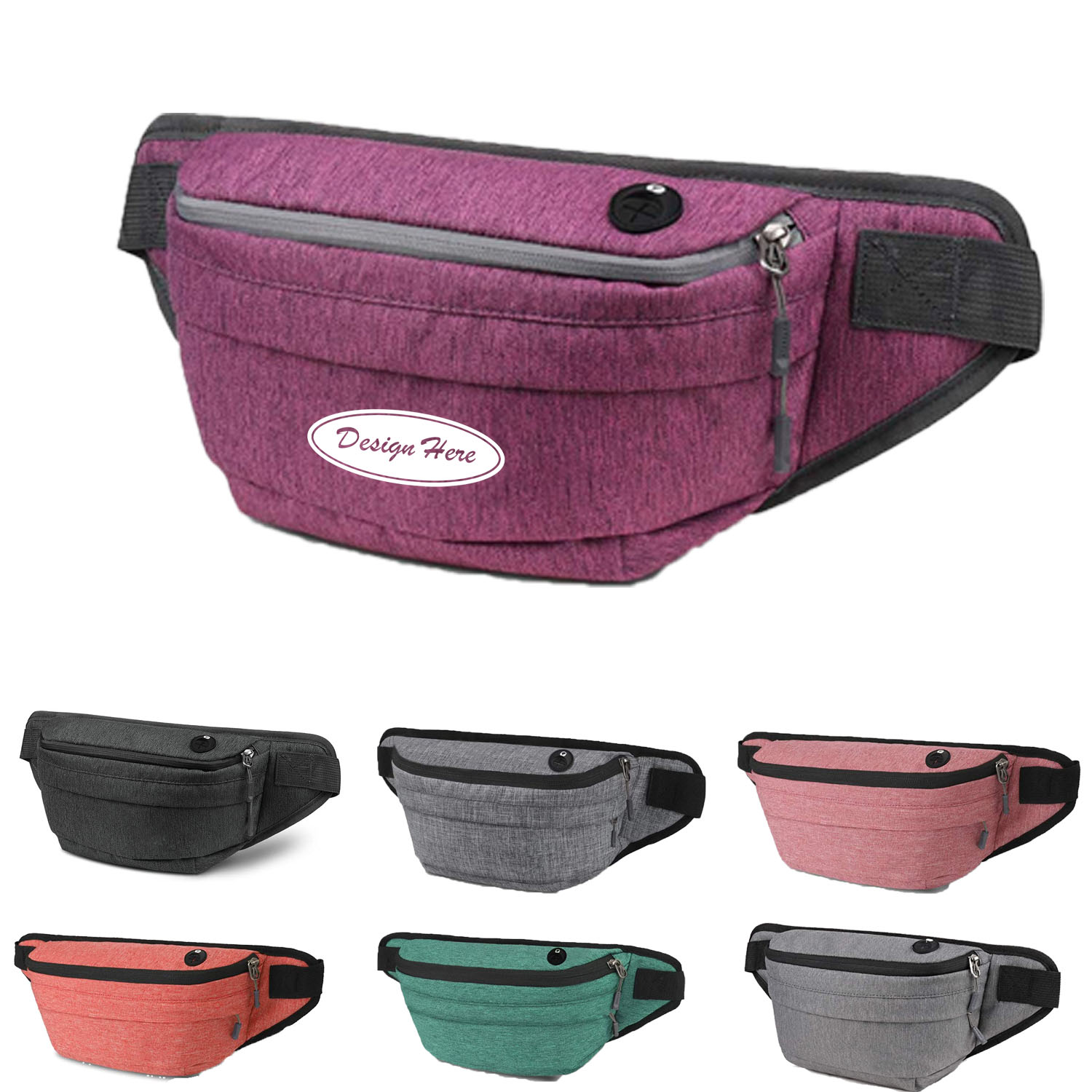 Durable Hiking Waist Bag with Water Resistance for Men & Women 2