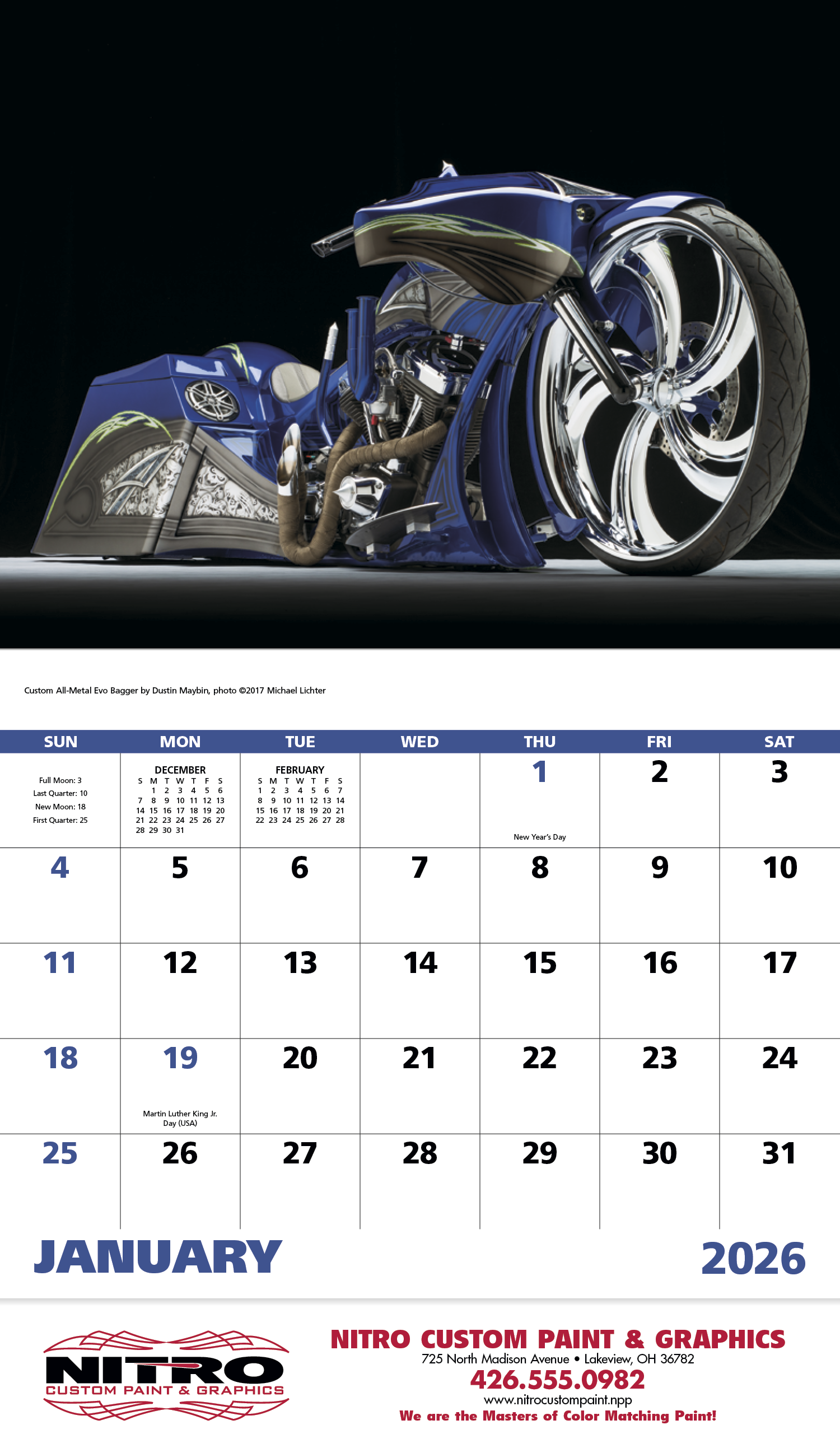 Good Value™ Motorcycles - Stapled Calendar 19