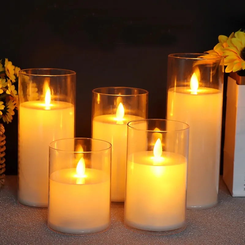 LED Mini Pillar Candles 2