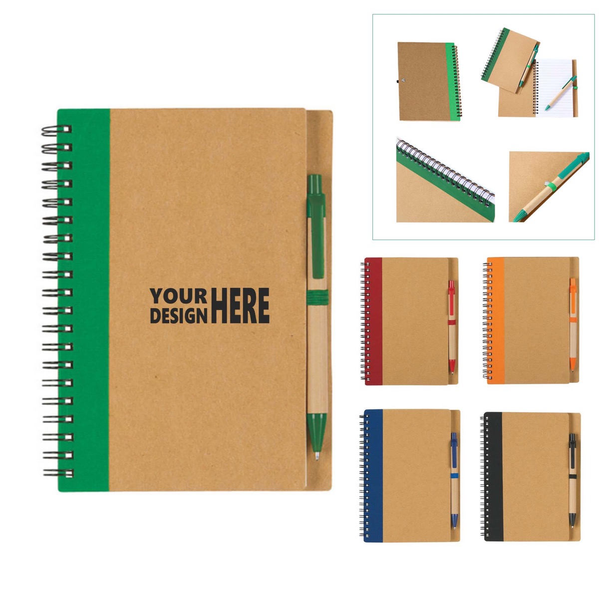 Hardcover Notebook And Pen Set 3