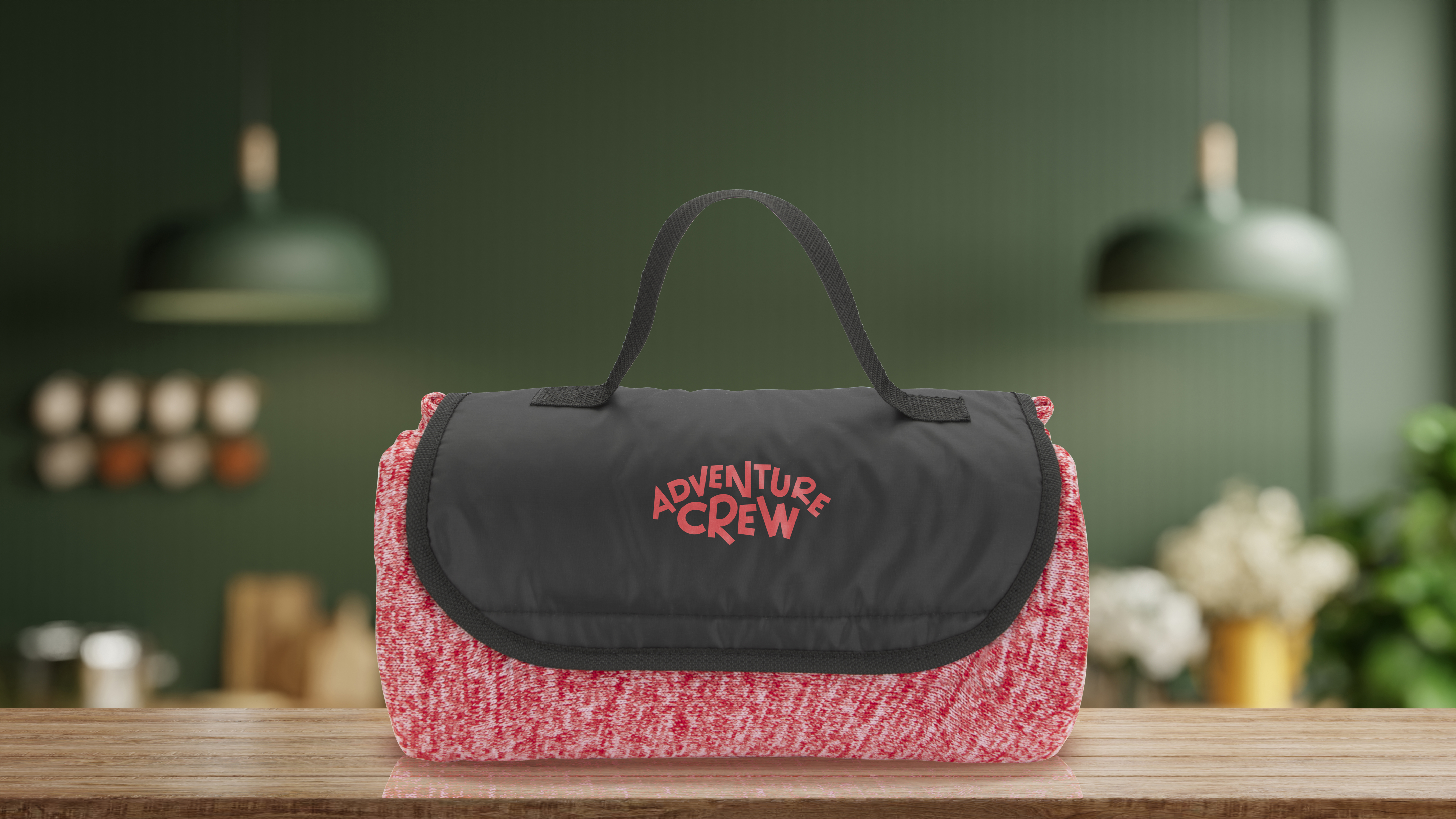 Heathered Fold Up Blanket