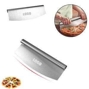 13 Inch Stainless Steel Pizza Cutter With Ergonomic Handle 7