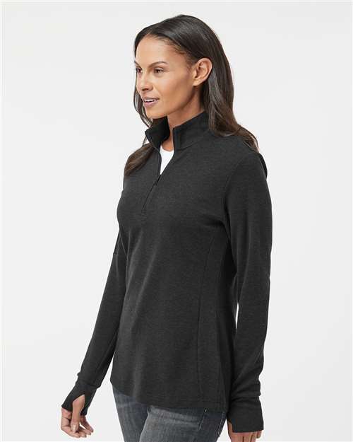 Women's 3-Stripes Quarter-Zip Sweater Pullover - A555 33