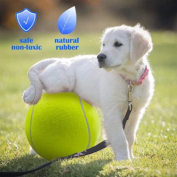 9.5" Inflatable Giant Pet Tennis Balls 1