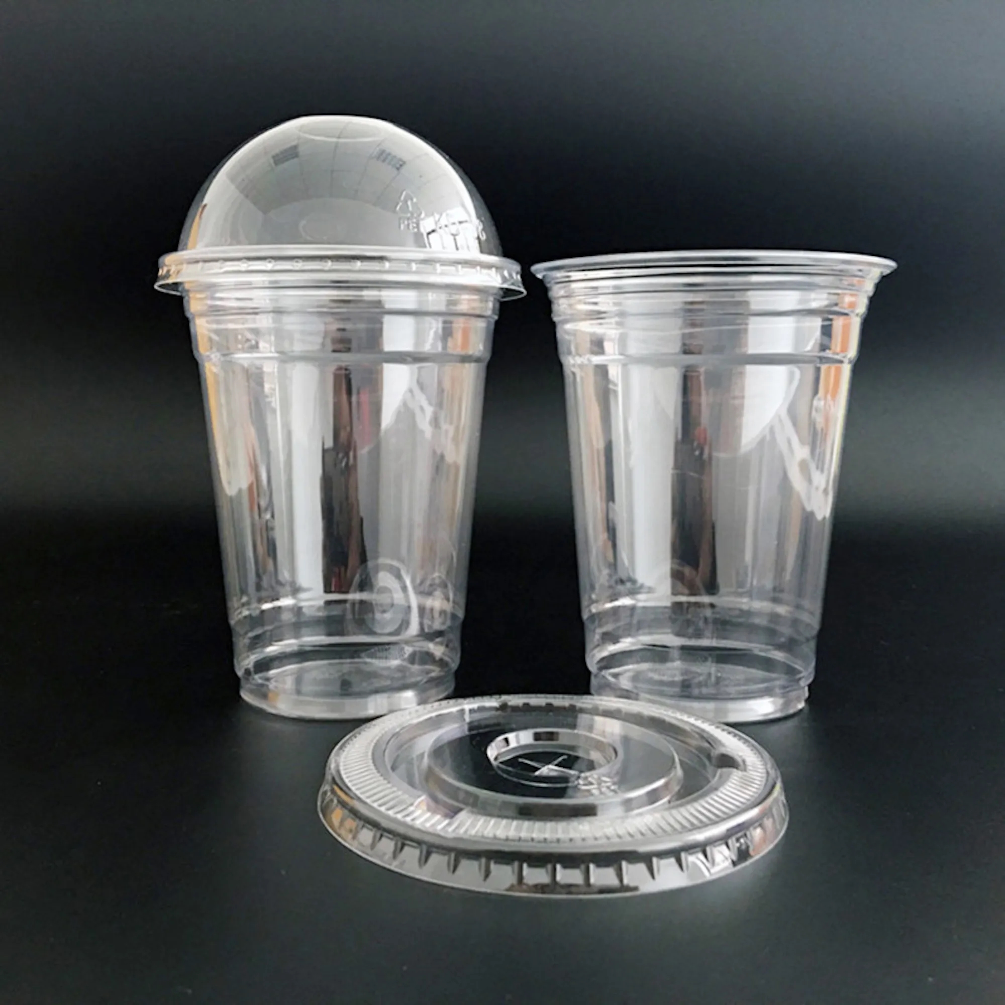 18oz Disposable Plastic Clear Cups 6