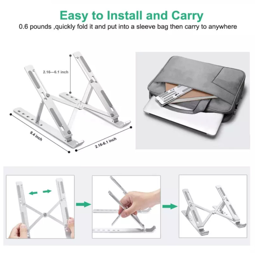 Aluminum Portable Laptop Stand 5