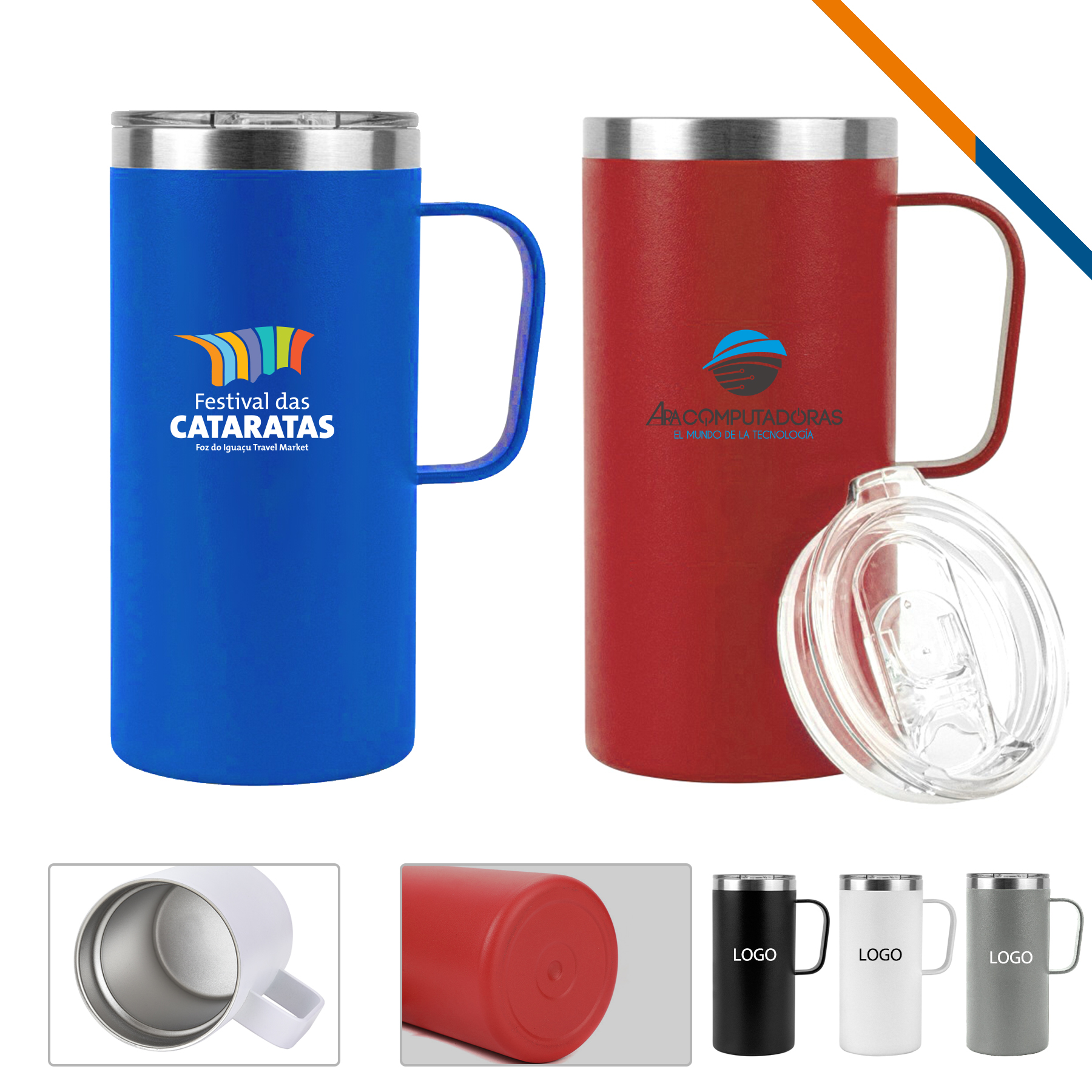 Kudoa Tall Camping Mug - 20 OZ. 8