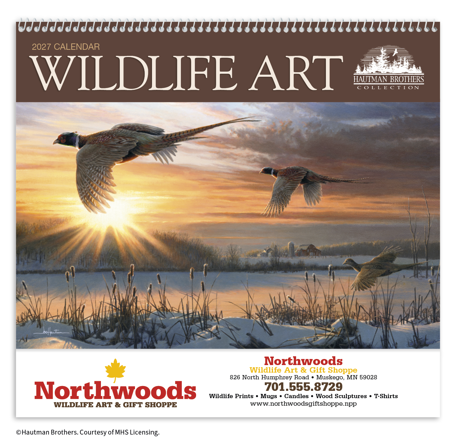Triumph® Calendars Wildlife Art by the Hautman Brothers Calendar 81