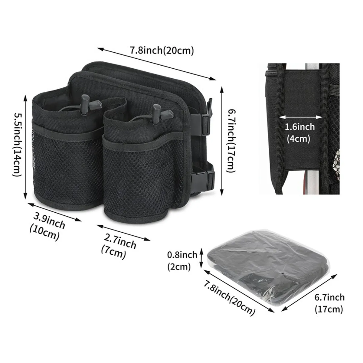Luggage Accessories Travel Two Cup Holder Bag Essentials 6